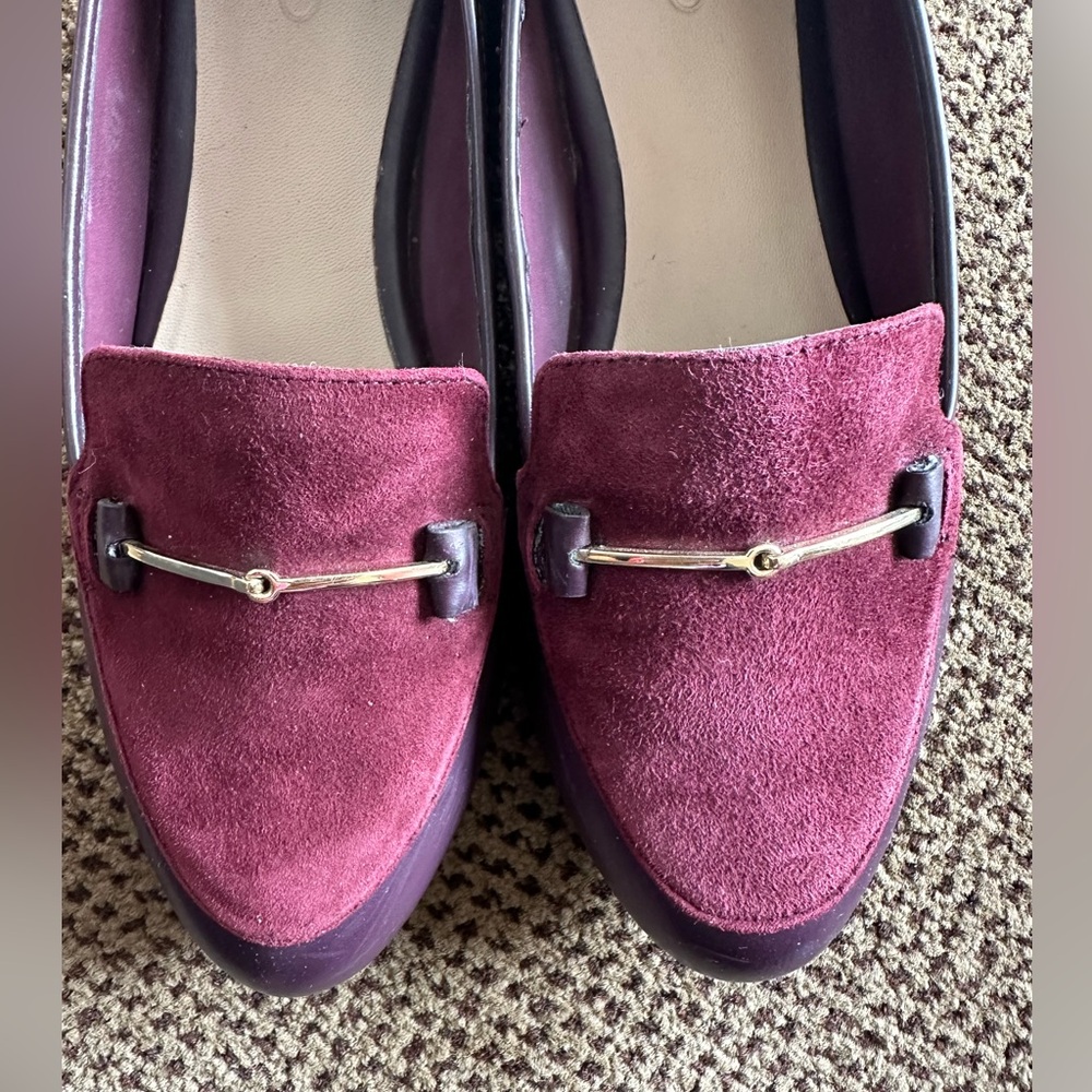 Aldo Harriett burgundy loafers in size 7